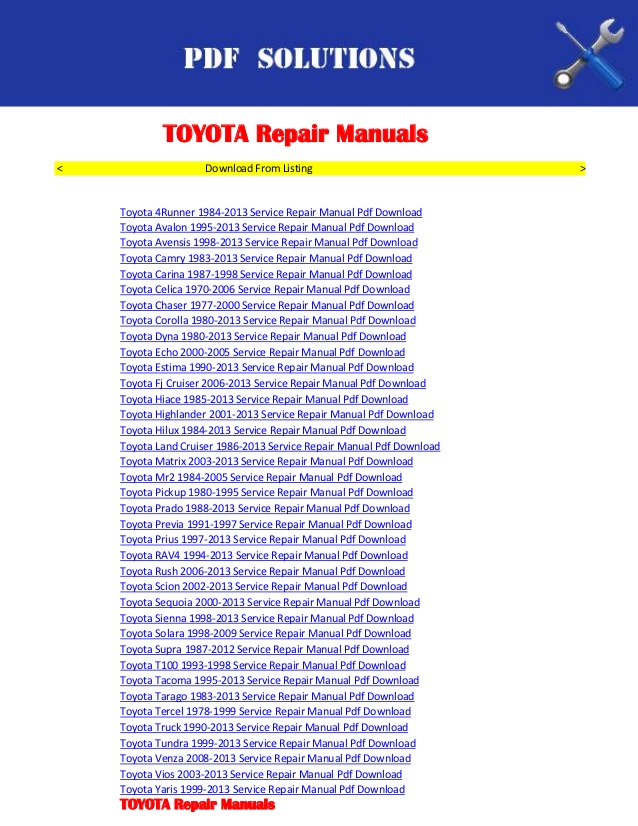 2008 Toyota Rav4 Owners Manual Pdf Download